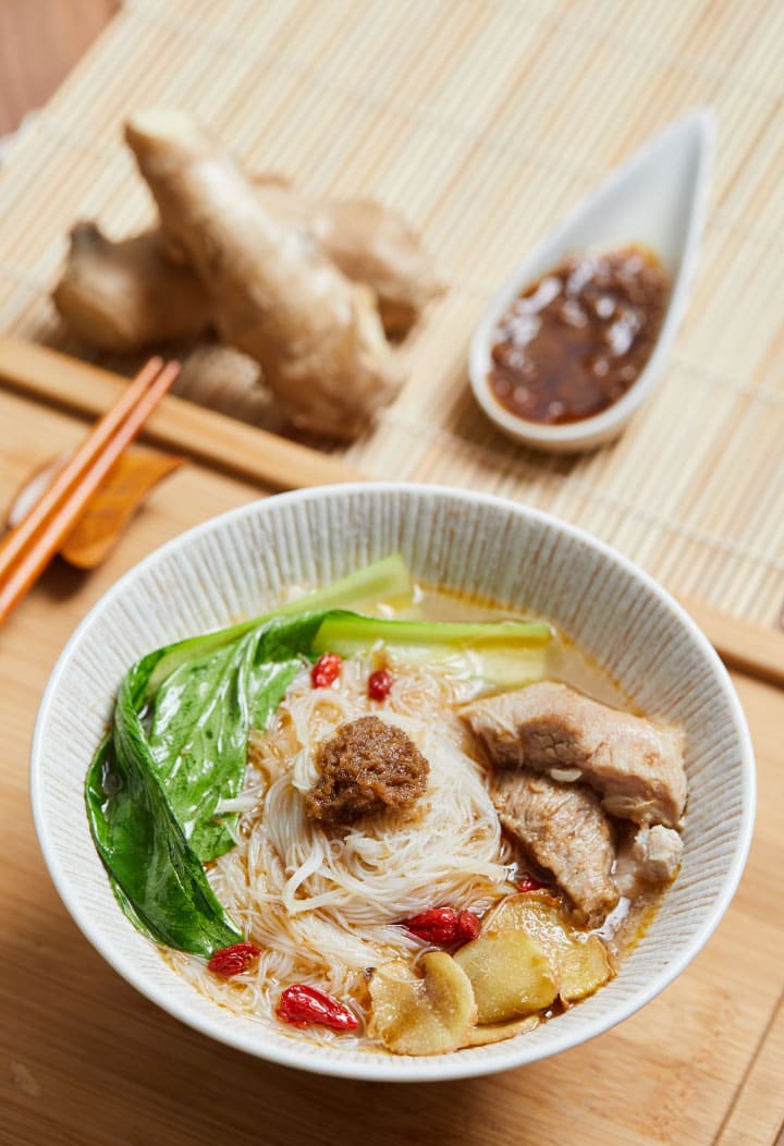 麻油暖薑風味調理示意圖