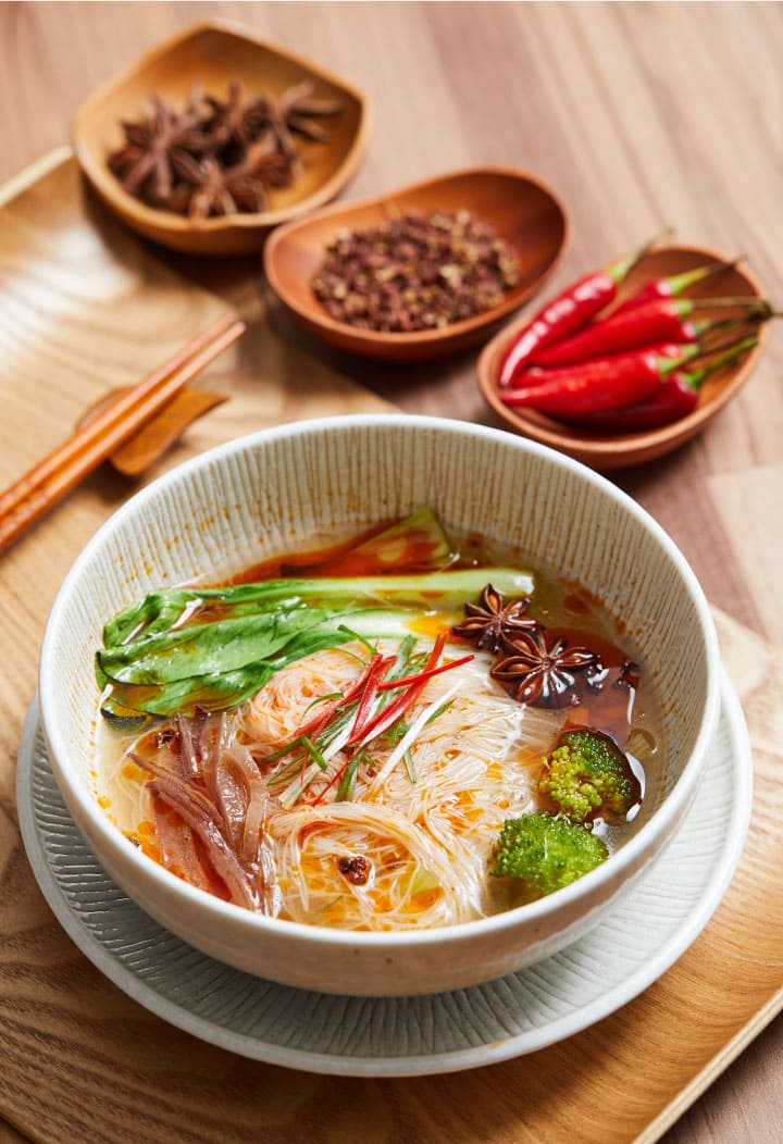 搖滾椒麻風味調理示意圖